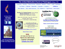 Tablet Screenshot of patchogueumc.org